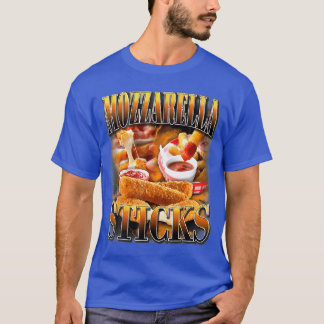 Camiseta Palitos de queso mozzarella CD de rap bootleg Esté