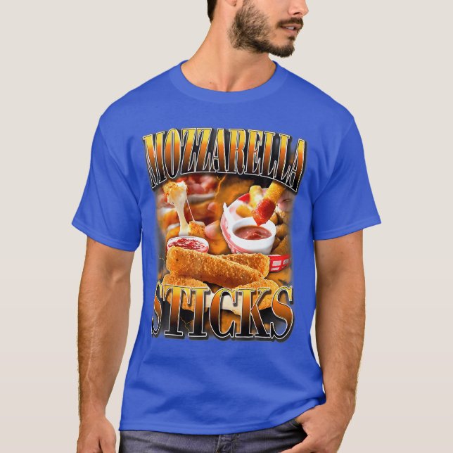 Camiseta Palitos de queso mozzarella CD de rap bootleg Esté (Anverso)