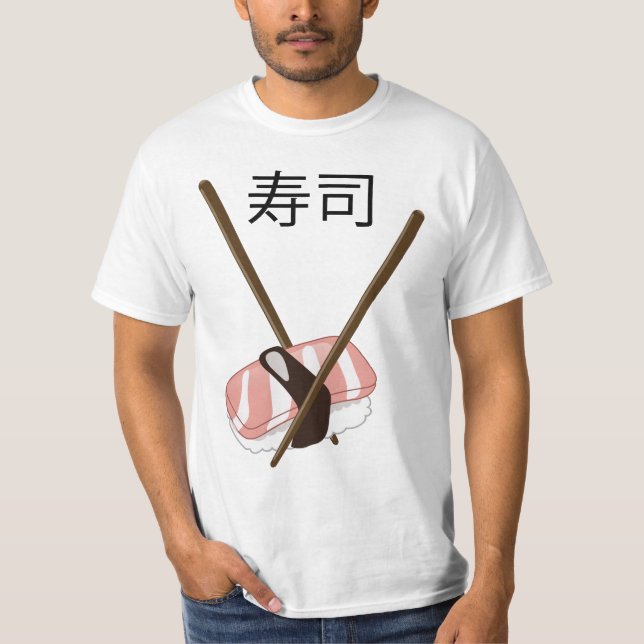 Camiseta Palitos de sushi (Anverso)