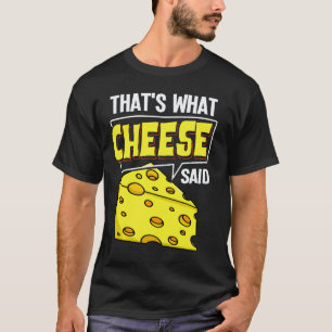 Camiseta Palitos de tabla de queso Puns divertidos veganos