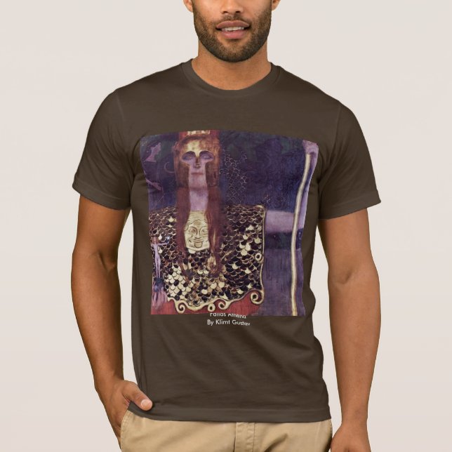 Camiseta Pallas Athena de Klimt Gustavo (Anverso)