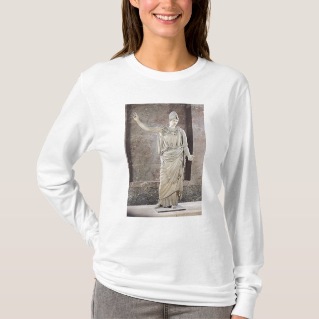 Camiseta Pallas de Velletri, estatua de Athena con casco (Anverso)