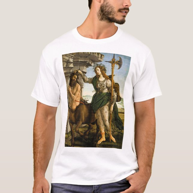 Camiseta Pallas y el Centaur de Sandro Botticelli (Anverso)