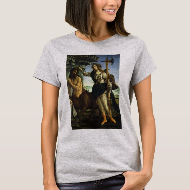 Camiseta Pallas y el Centauro de Sandro Botticelli (Anverso)
