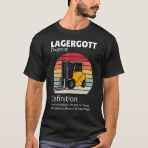Camiseta Pallet Forklift Warehouseman Logisticista diciendo