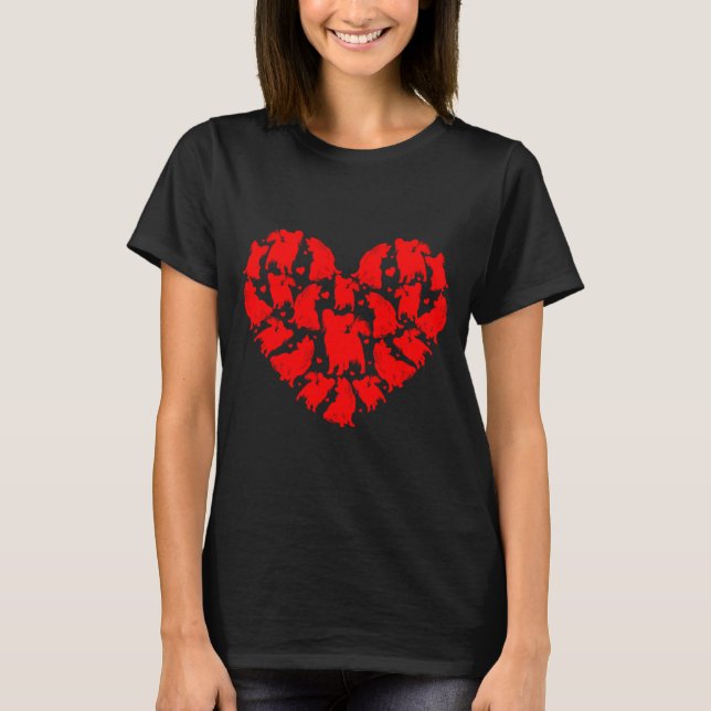 Camiseta Pallon Dog Lover Funny Love Heart Pallon Valentine (Anverso)