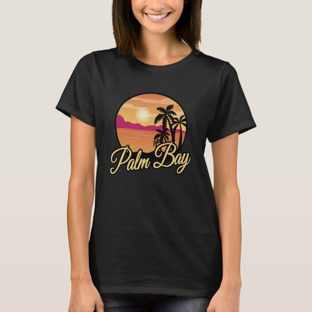 Camiseta Palm Bay Florida Souvenir Vacaciones Florida (Anverso)