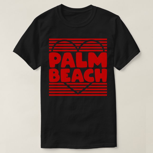 Camiseta Palm Beach 1 (Diseño del anverso)