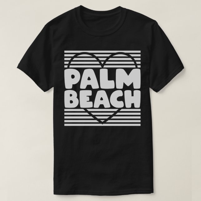Camiseta Palm Beach 3 (Diseño del anverso)