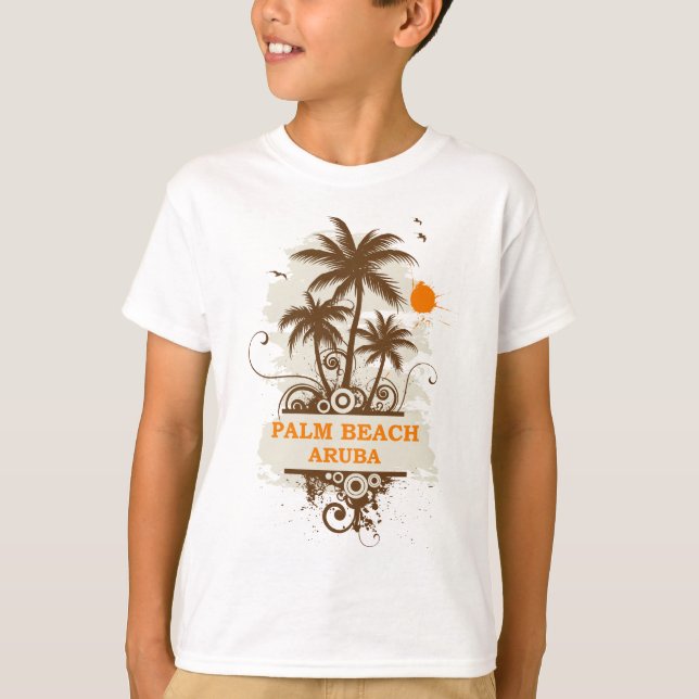 Camiseta Palm Beach Aruba (Anverso)