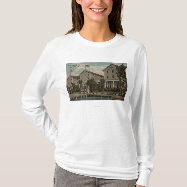 Camiseta Palm Beach, FL - vista exterior del Palm Beach (Anverso)