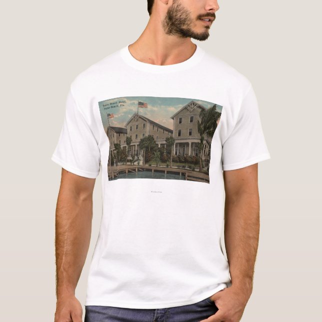 Camiseta Palm Beach, FL - vista exterior del Palm Beach (Anverso)