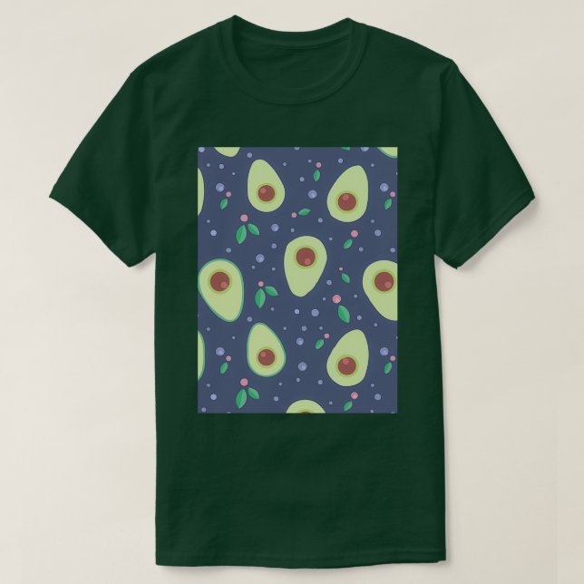 Camiseta Palm de congelación de frutas aguacate (Diseño del anverso)