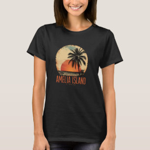 Camiseta Palm de vacaciones de playa virgen de la isla de A