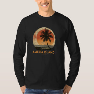 Camiseta Palm de vacaciones de playa virgen de la isla de A
