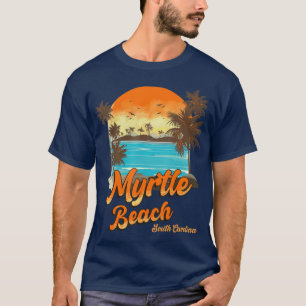Camiseta Palm de vacaciones de verano de Myrtle Beach South