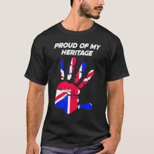 Camiseta Palm impresa de la bandera de la bandera de la uni