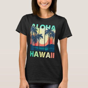 Camiseta Palm retro vintage Aloha Hawaii Hawaii Island Be