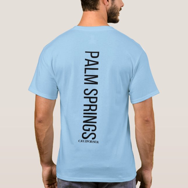 Camiseta Palm Spring California (Reverso)