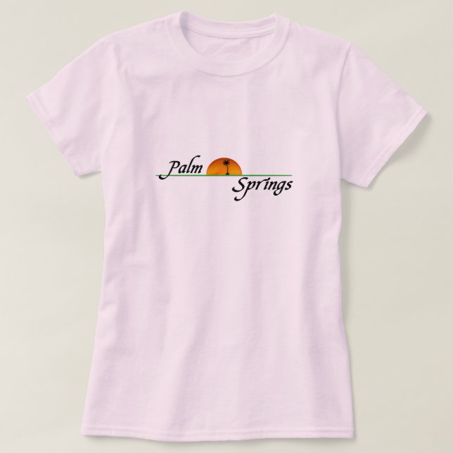Camiseta Palm Springs (Diseño del anverso)