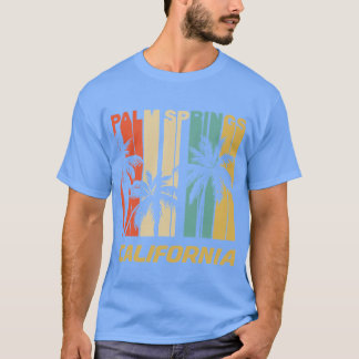 Camiseta Palm Springs California Divertidas Palmeras Vacaci