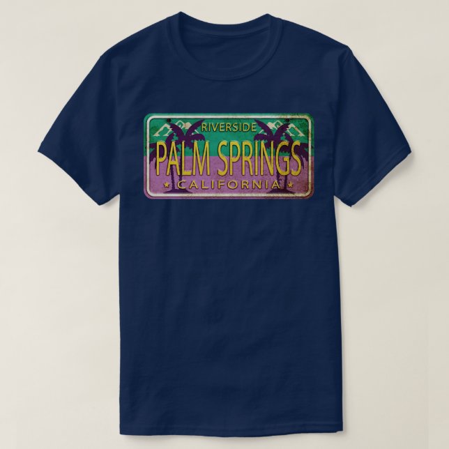 Camiseta Palm Springs California, Estados Unidos, Licencia  (Diseño del anverso)