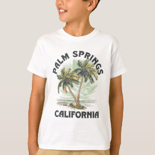 Camiseta Palm Springs California Palmas Playa Vintage Para
