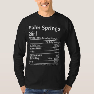 Camiseta Palm Springs Chica Fl Florida Funny City Home Root