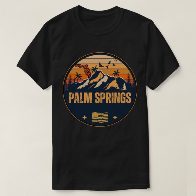 Camiseta Palm Springs, Florida  (Diseño del anverso)