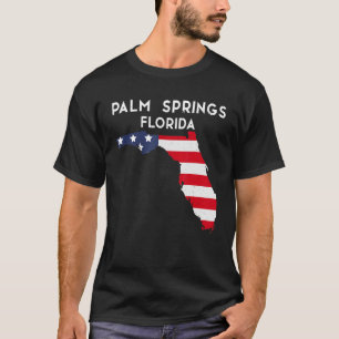 Camiseta Palm Springs Florida Estados Unidos Estados Unidos