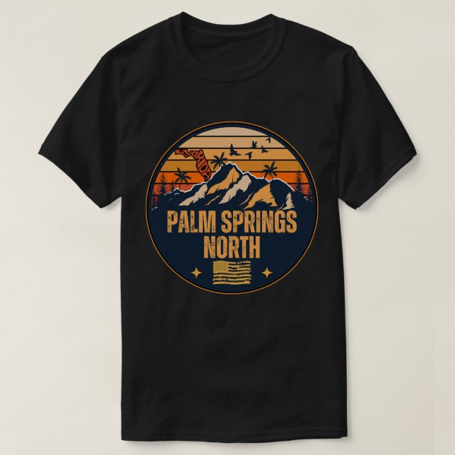 Camiseta Palm Springs North, Florida (Diseño del anverso)