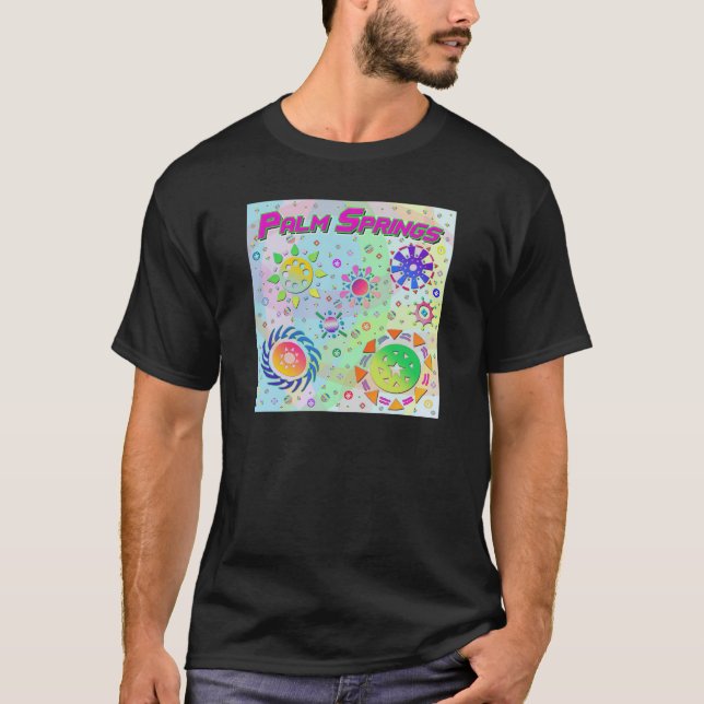 Camiseta Palm Springs Seven Suns & Energy T-Shirt (Anverso)