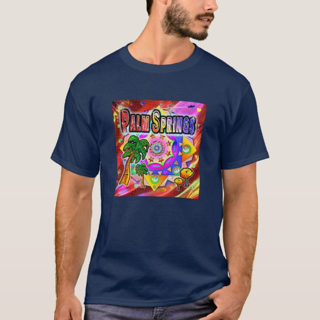 Camiseta Palm Springs Tropical Friends T-Shirt (Anverso)