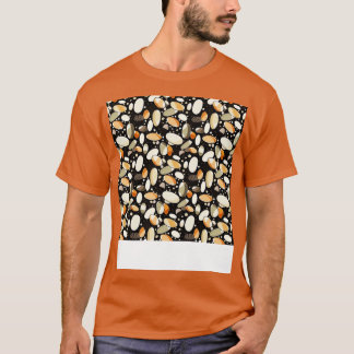 Camiseta Palm Stones Seless Pattern Beach Pebble Gemstone