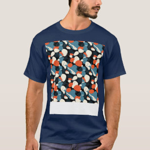 Camiseta Palm Stones Seless Pattern Beach Pebble Gemstone