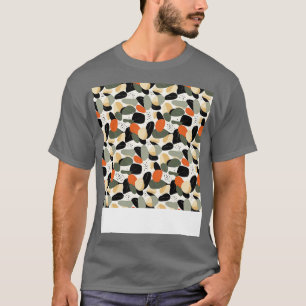Camiseta Palm Stones Seless Pattern Beach Pebble Gemstone