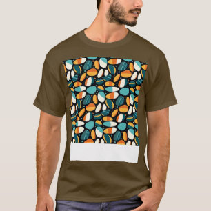 Camiseta Palm Stones Seless Pattern Beach Pebble Gemstone