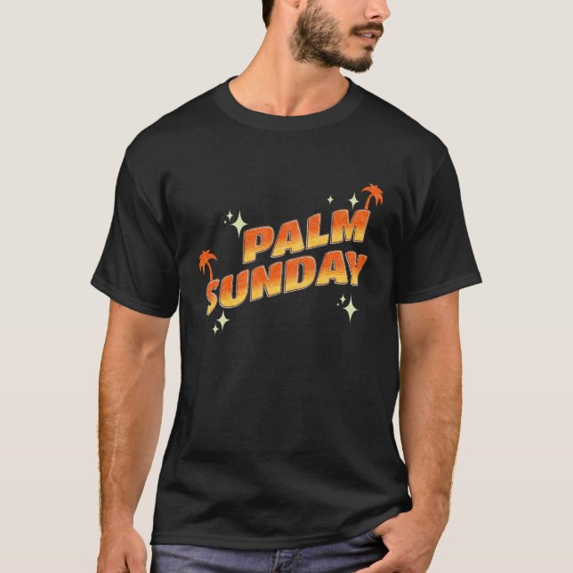 Camiseta Palm Sunday church religion holiday god catholic C (Anverso)