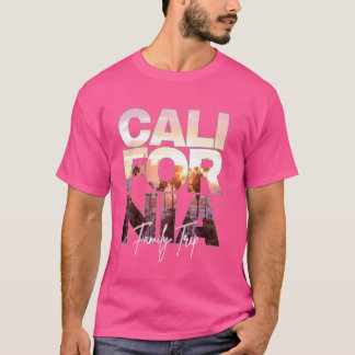 Camiseta Palm Sunset Reflection California Funny Family Tri