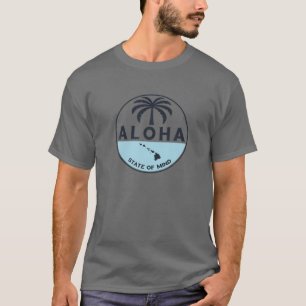 Camiseta Palm Tree Aloha Hawaii - Siente el Aloha Hawaiian 