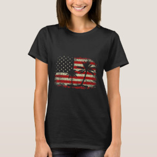 Camiseta Palm Tree Comma La Kamala Harris Para Presidente 2
