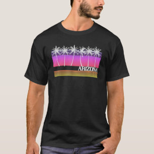 Camiseta Palm Tree de estilo retro Arizona Sunset 70s 8