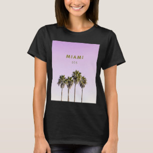Camiseta Palm Tree de Miami 305