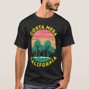 Camiseta Palm Tree de recuerdo de vacaciones Retro Costa Me