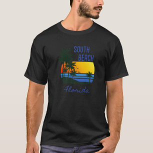 Camiseta Palm Tree de South Beach Florida Beach