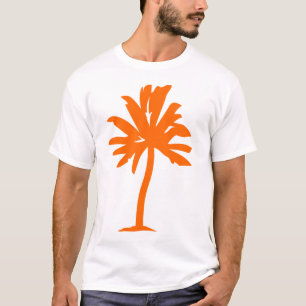 Camiseta Palm Tree - Naranja