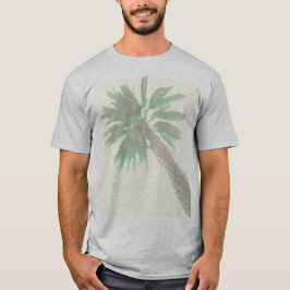Camiseta Palm Tree Pastel Verde Tropical