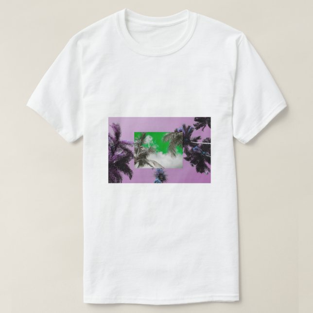 Camiseta Palm Tree Sky Image - Tropical Paradise  (Diseño del anverso)