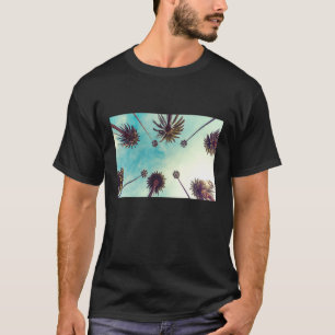 Camiseta Palm Tree Sunset Tropical Beach California Vacatio