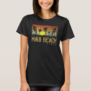 Camiseta Palm Tree Vintage Hawaii Maui Beach